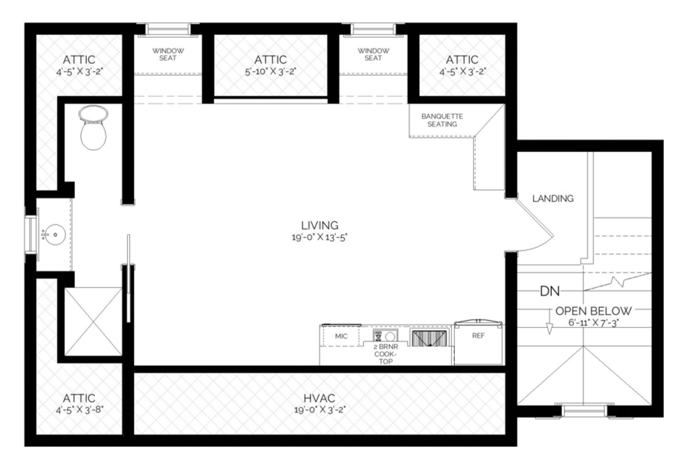 Northport Carriage House Garage Upper Level