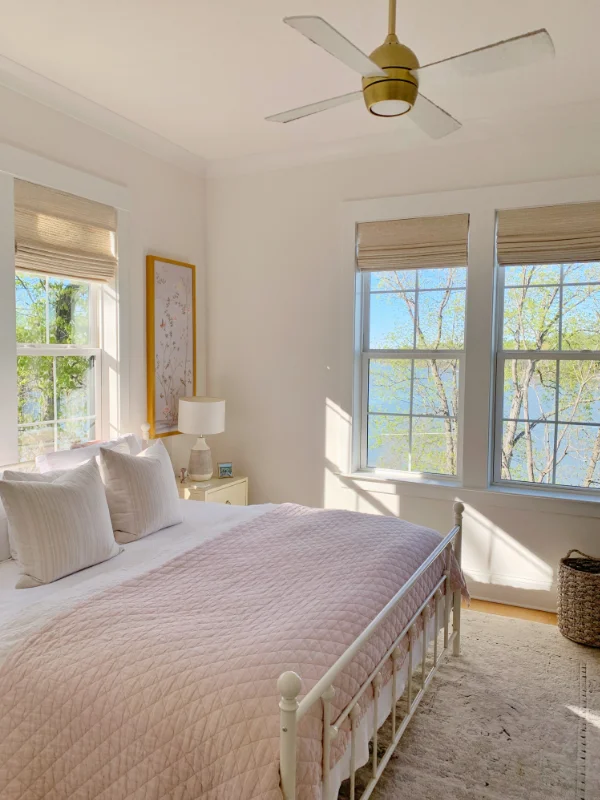 Evergreen Cottage Exterior Color Photo Primary Bedroom