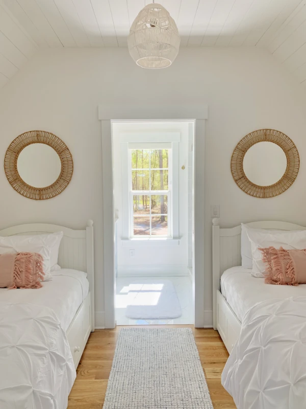 Evergreen Cottage Exterior Color Photo Upper Floor Bunk Room