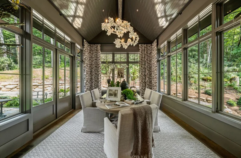 The Cashiers Interior Color Photo Dining Room