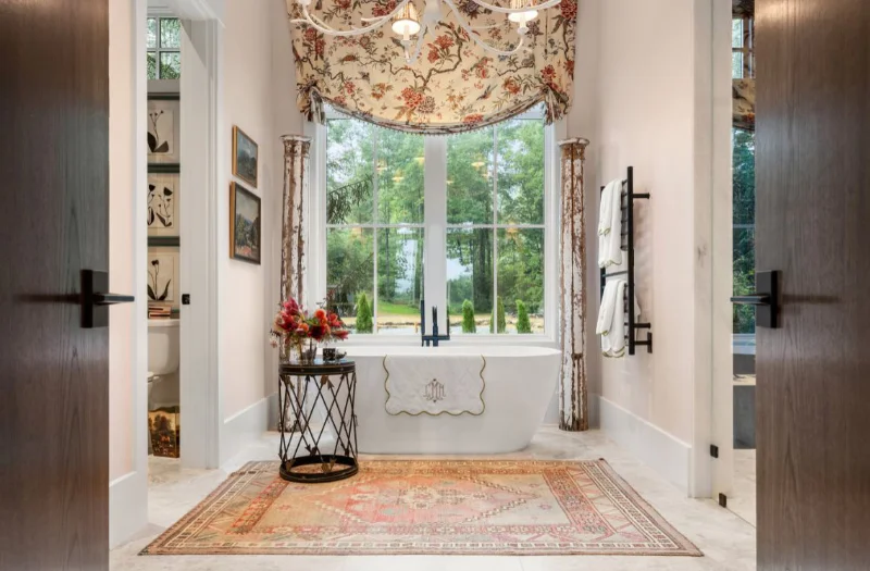 The Cashiers Interior Color Photo Primary Bath