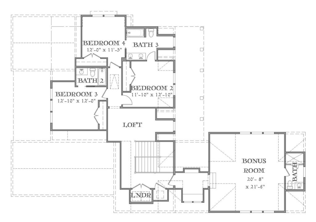 Mason's Farmhouse Upper Floor Plan