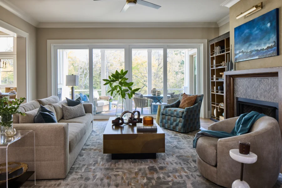 Mason's Farmhouse Interior Color Photo Living Room