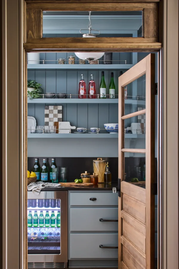 Mason's Farmhouse Interior Color Photo Pantry Door
