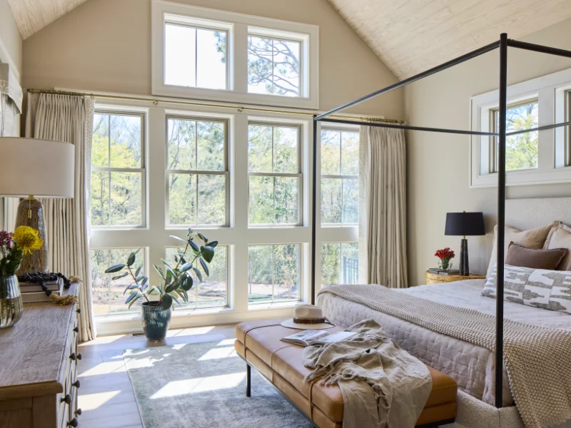 Mason's Farmhouse Interior Color Photo Primary Bedroom