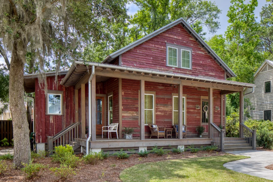 Guilford Cottage A Color Photo Front Left