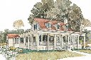 Bayside Homestead Front Color Rendering