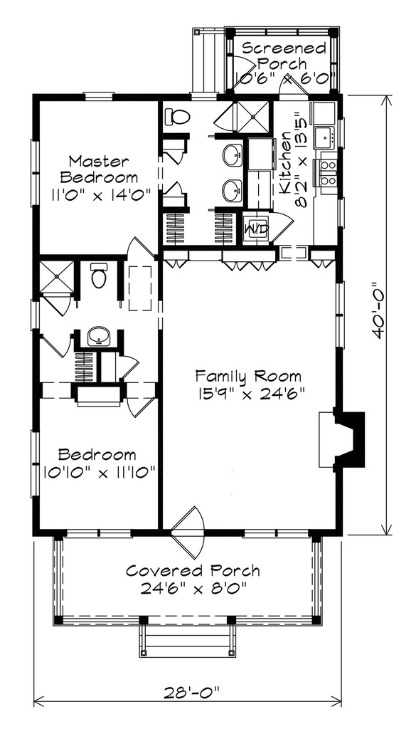 Carolina Craftsman Main Floor