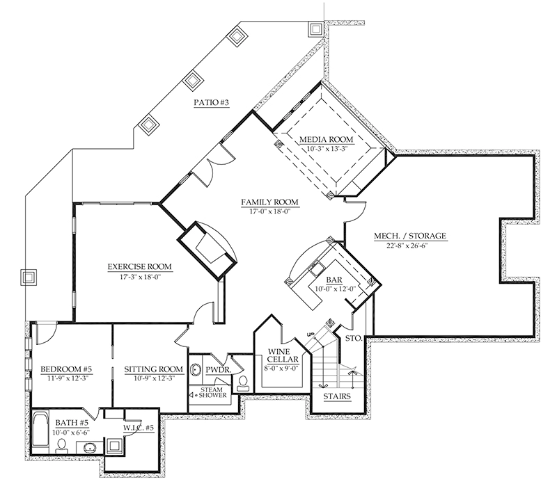 Cooking Light Fit House 2004 Lower Floor