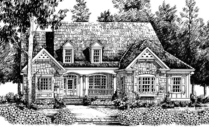 Barrington Hills Front Rendering