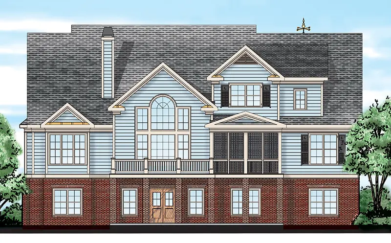 McPherson Place Rear Color Rendering