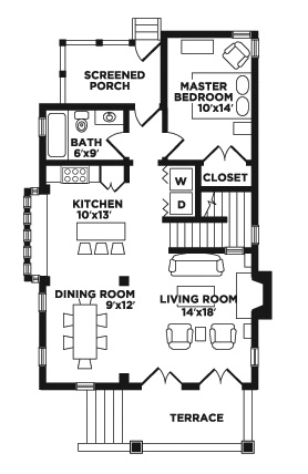 Mill Cottage Main Floor