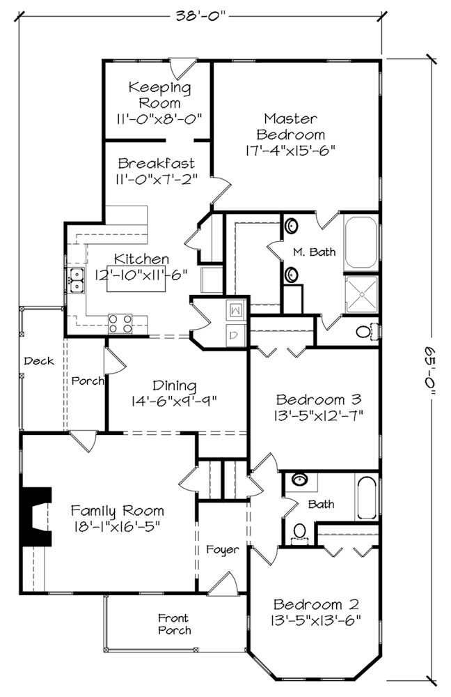Covington Cottage Main Floor