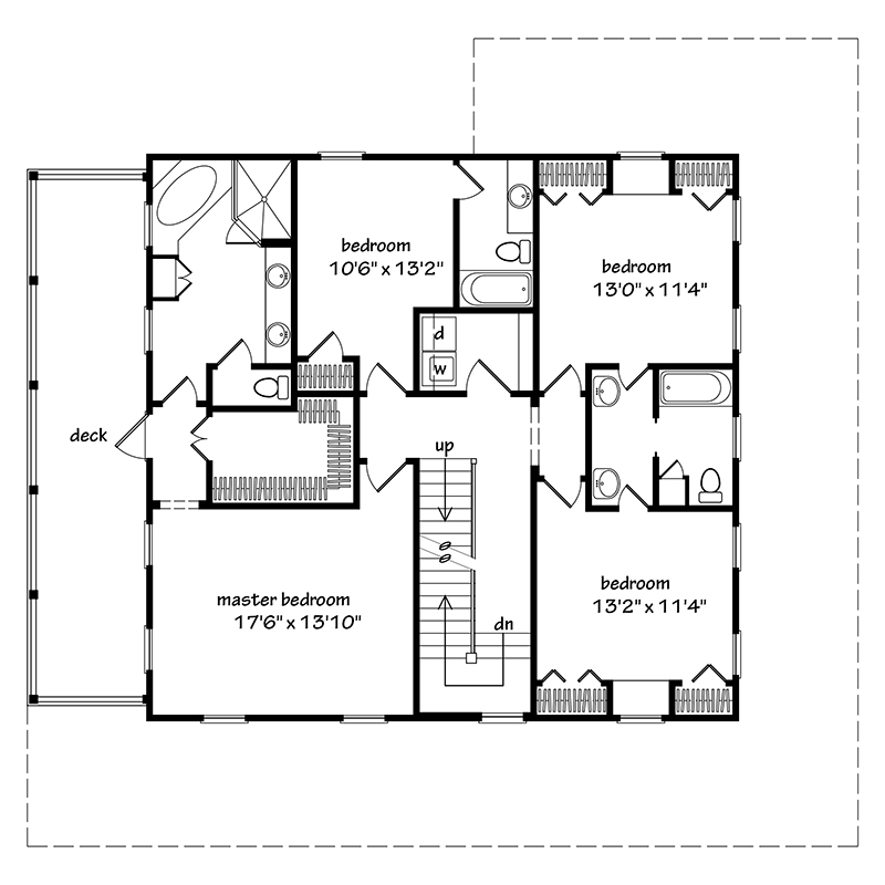 Moss Bluff Upper Floor