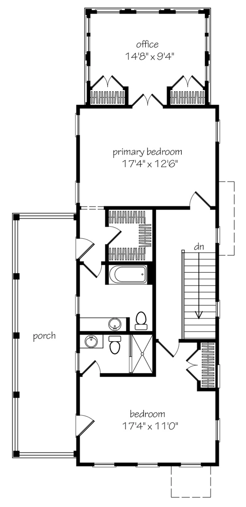 Ames River Cottage Upper Floor