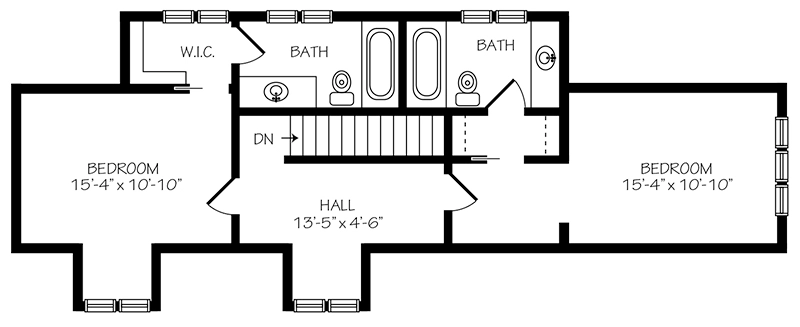 Tamarack Cottage Upper Floor