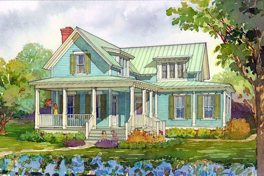 Wildmere Cottage Color Rendering Front