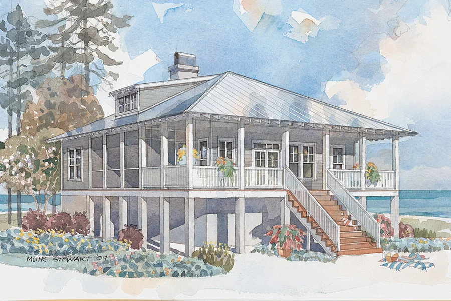 Barrier Island Escape Color Rendering Front