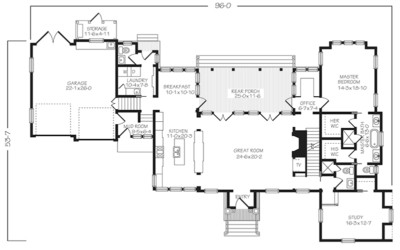 2005 Cottage Living Idea Home Main Floor