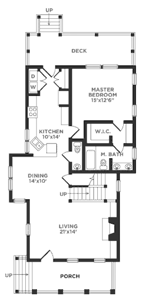Beaufort Cottage Main Floor