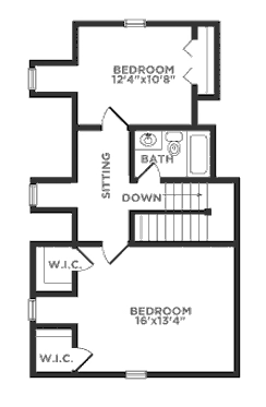Beaufort Cottage Upper Floor