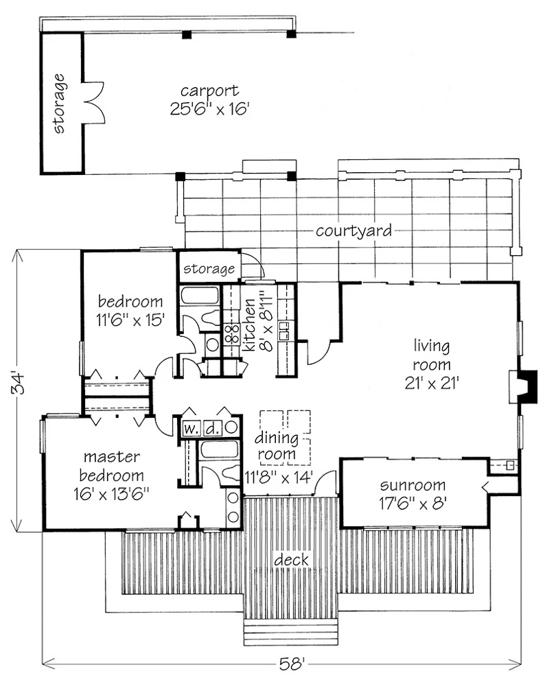 Plan For Indoor/Outdoor Main Floor