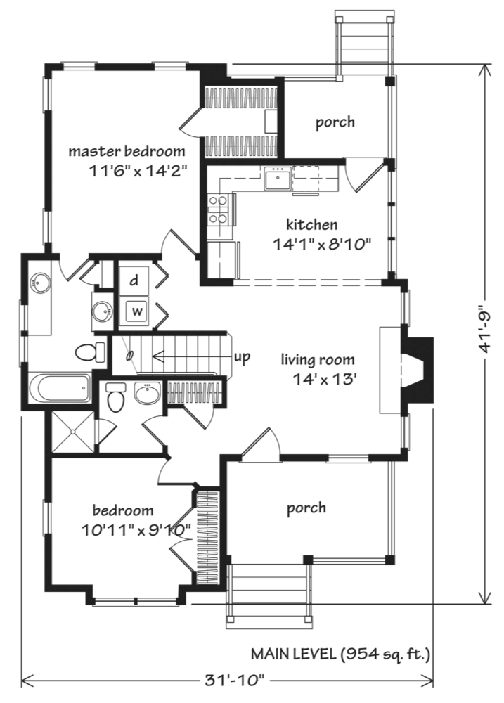 Simmons Creek Cottage Main Floor
