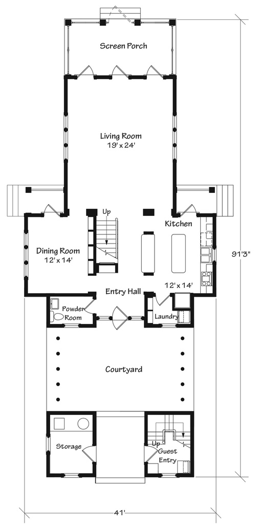 Dockside Dogtrot Main Floor