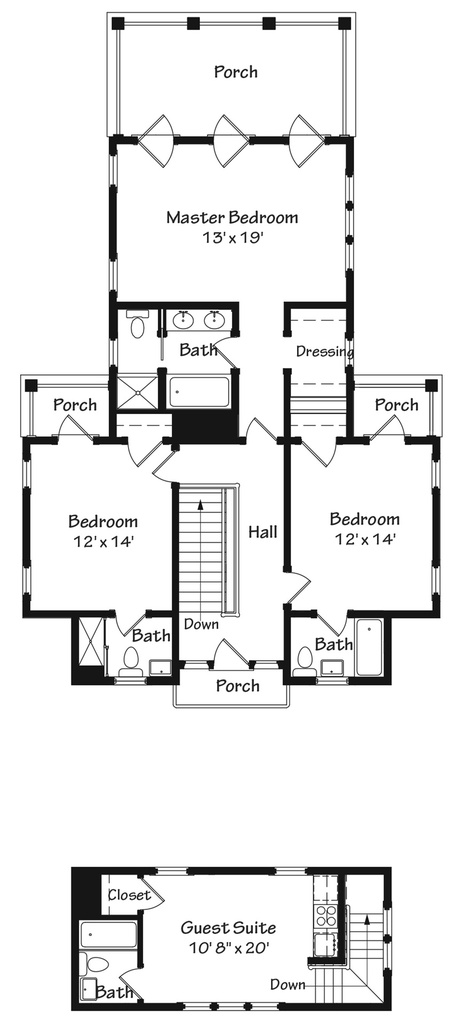 Dockside Dogtrot Upper Floor