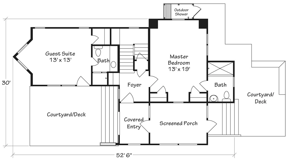 Sawgrass Cottage Main Floor