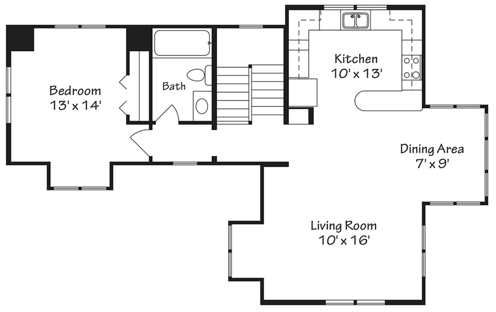 Sawgrass Cottage Upper Floor