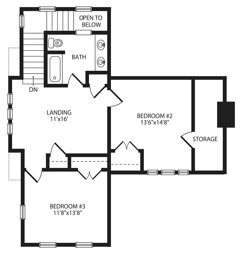 Glenview Cottage Upper Floor