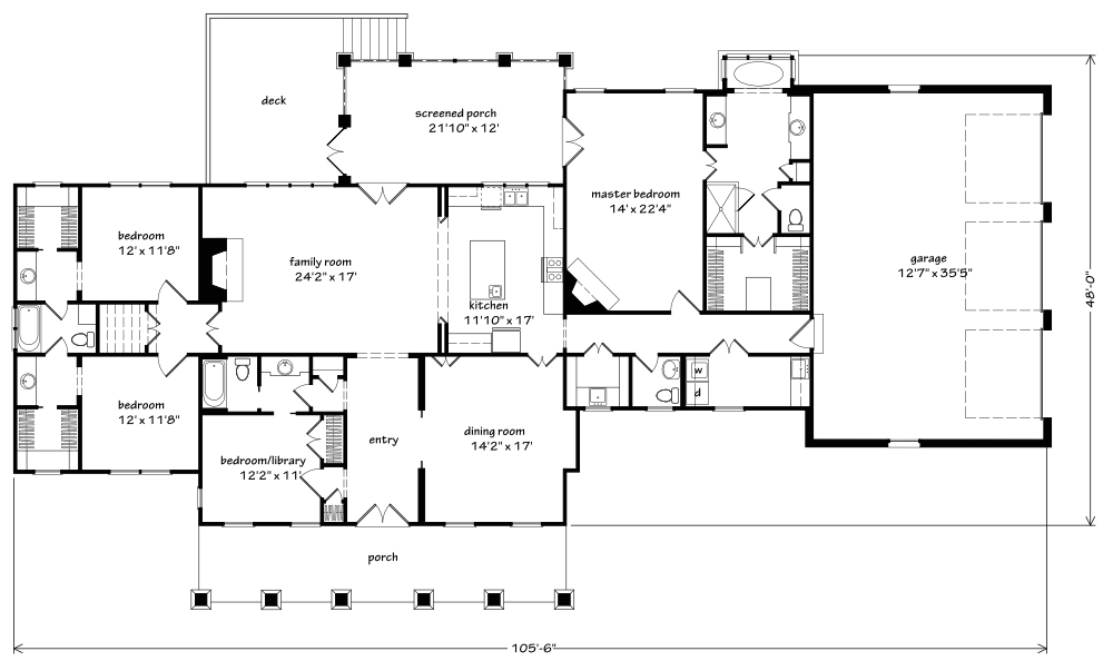 Woodlands Cottage Main Floor