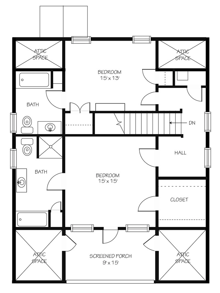 Vista Cottage Upper Floor