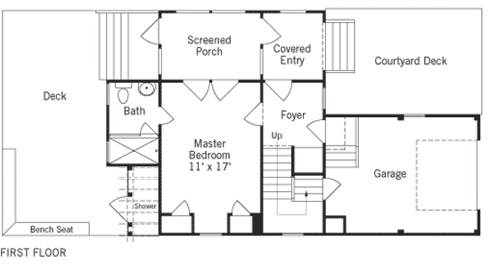 Sawgrass Cottage Alternate Main Floor