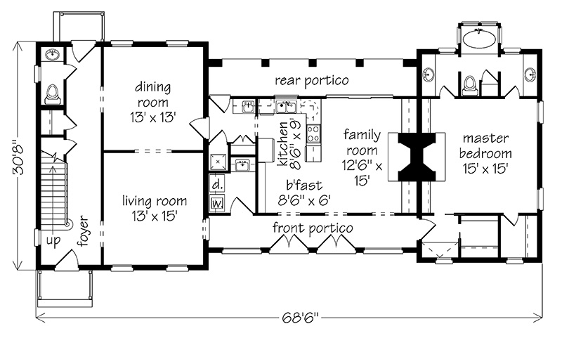 House In Three Parts Main Floor