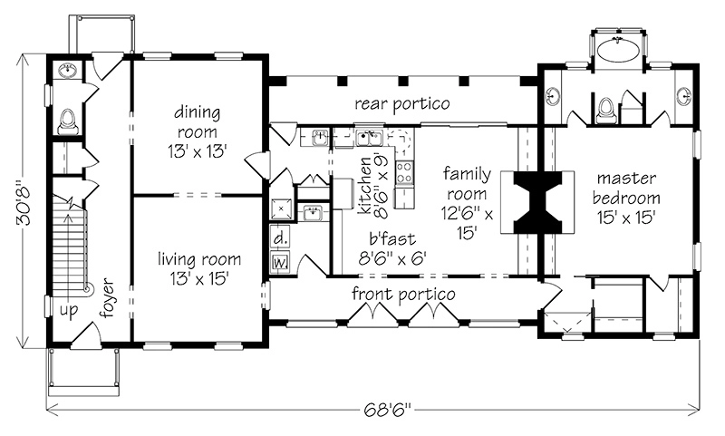 House In Three Parts Main Floor