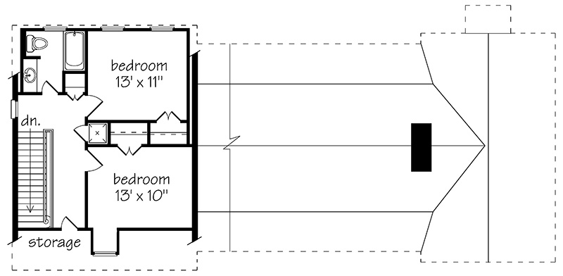 House In Three Parts Upper Floor