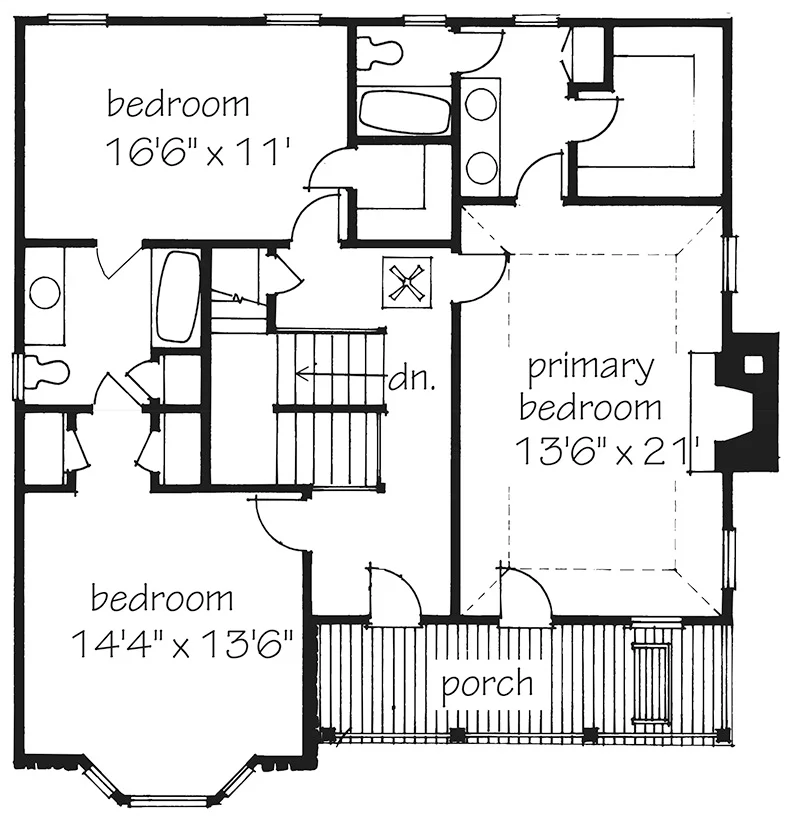 Stone & Cedar Farmhouse Upper Floor