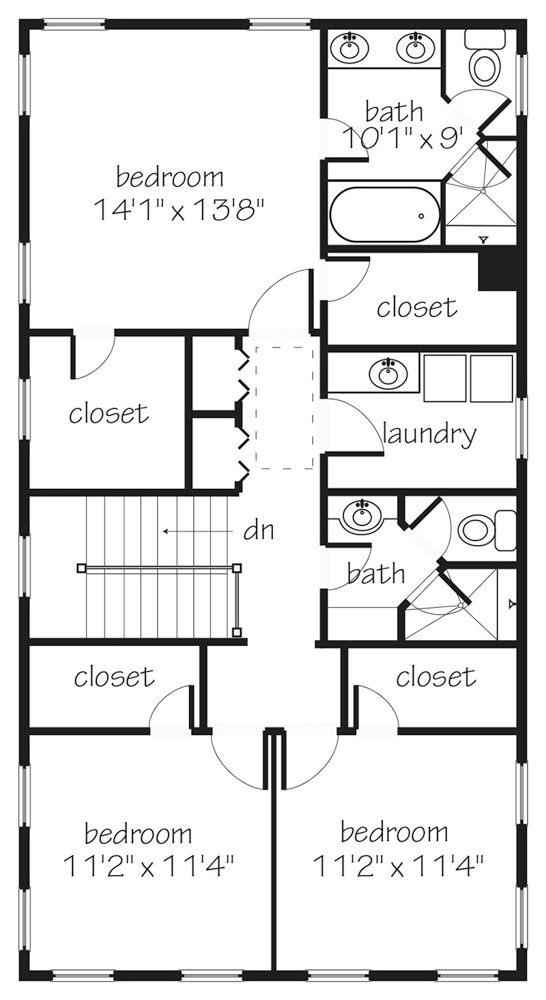 Camden Cottage Upper Floor