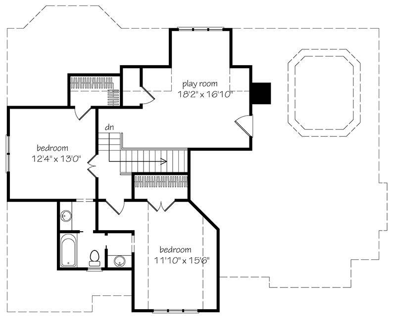 Sherwood Cottage Upper Floor