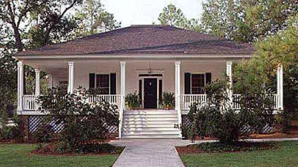 Our Gulf Coast Cottage Front Color Photo