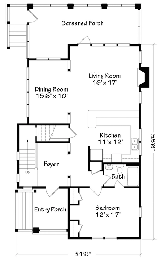 Summer Cottage Main Floor