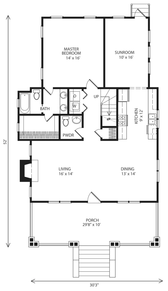 Highland Cottage Main Floor