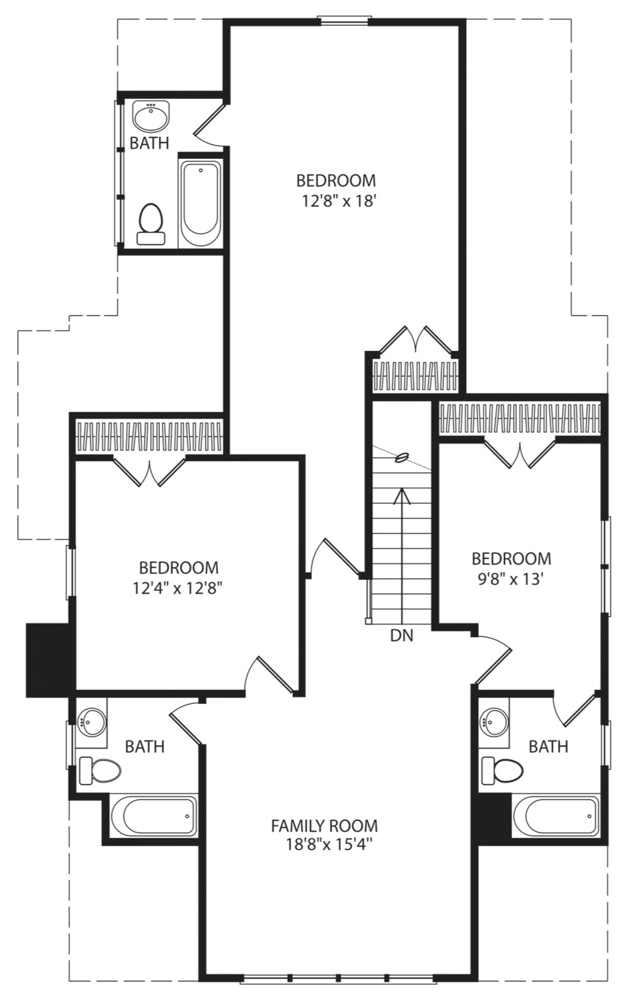 Highland Cottage Upper Floor