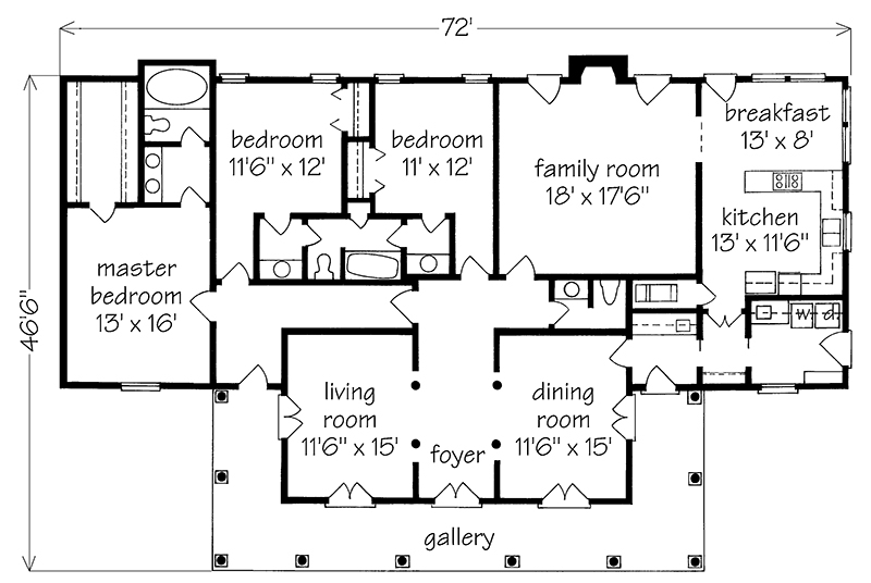 Louisiana Classic Main Floor