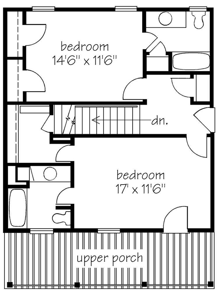 Comfortable Country Farmhouse Upper Floor