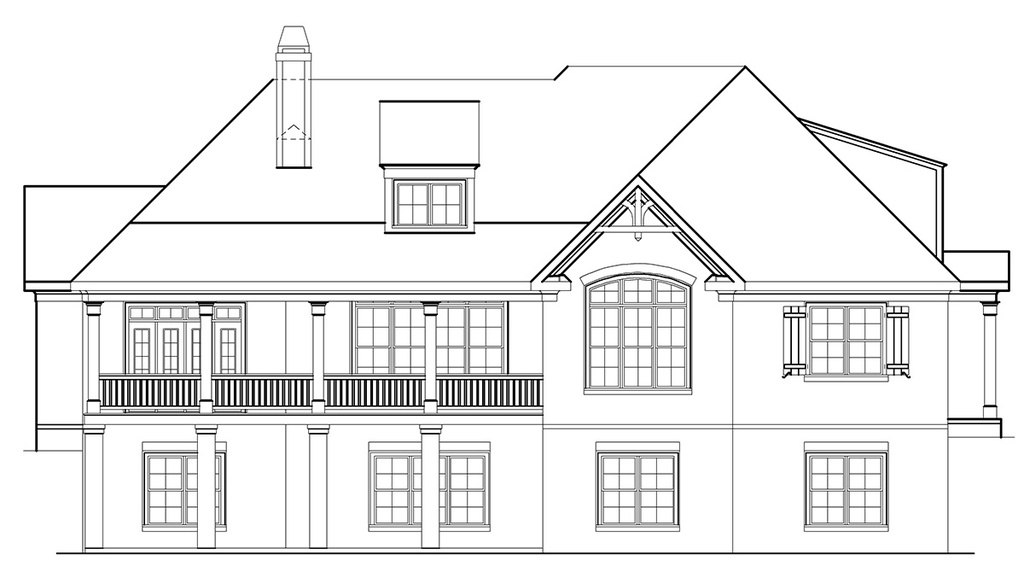 Magnolia Springs Rear Elevation