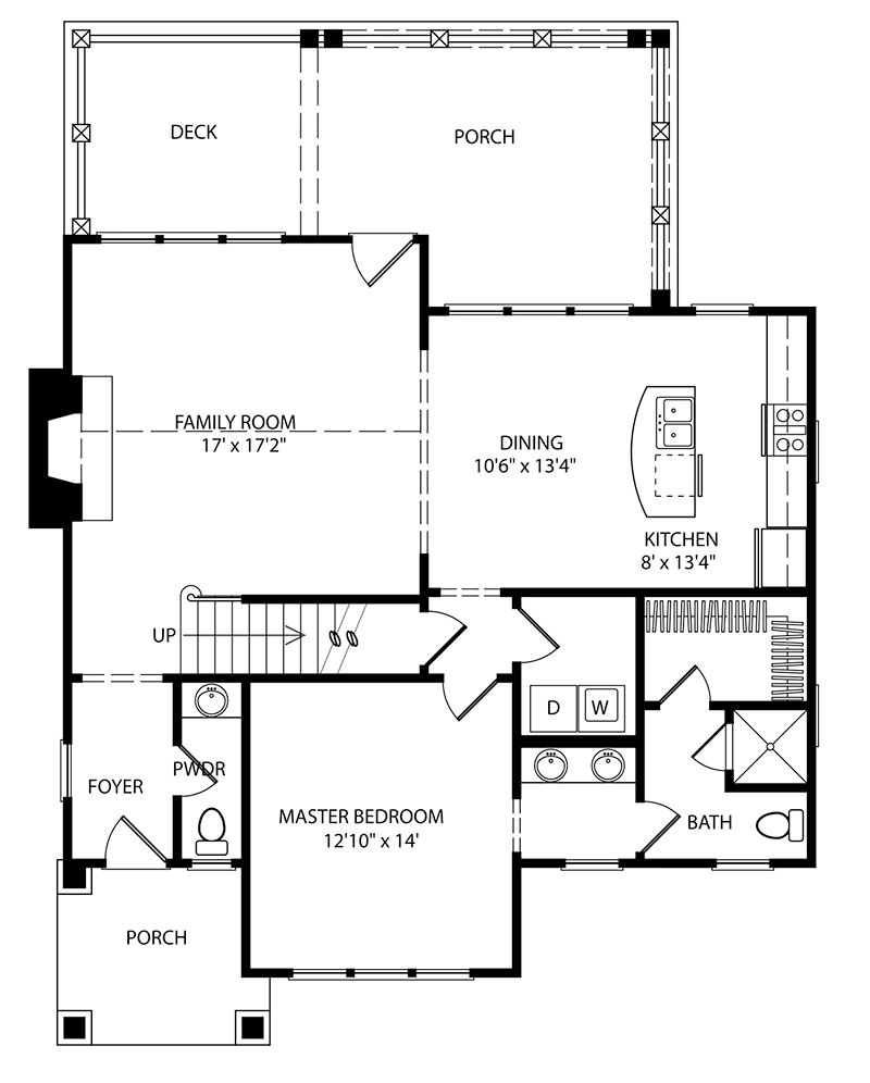 Ellsworth Cottage Main Floor