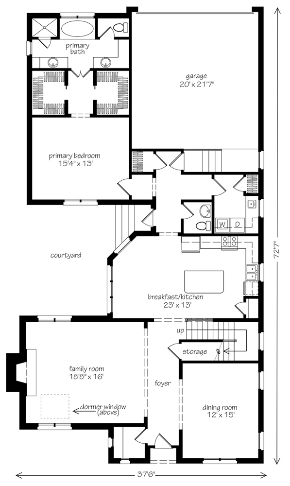 Mabry Cottage Main Floor